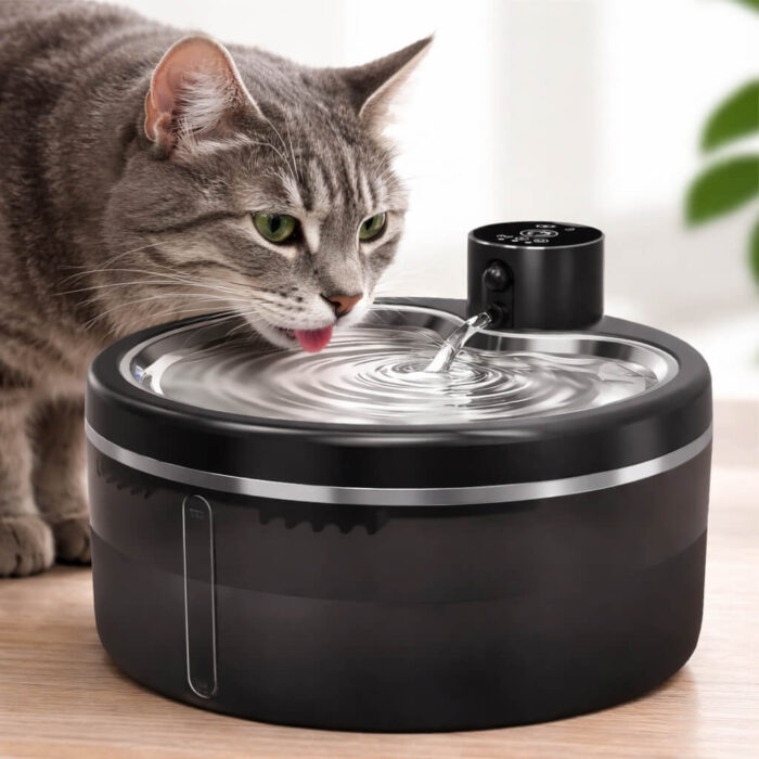 מזרקת מים לחתולים ולכלבים 3 ליטר – שתייה נקייה ונוחה בכל זמן